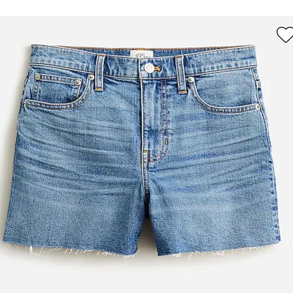 J crew Hight-rise denim short in Juniper wash Size 24